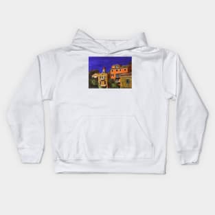 Corfu Town, Greece Kids Hoodie